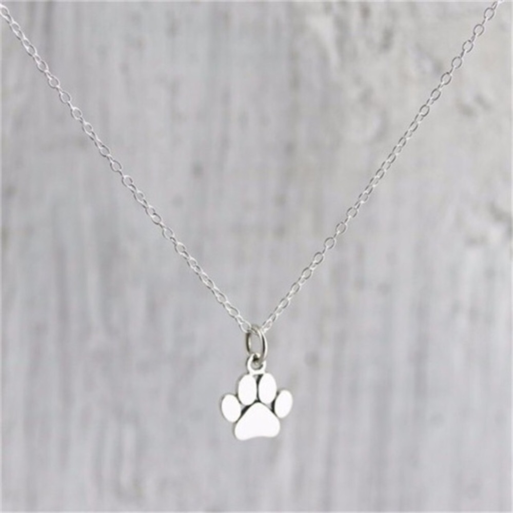 Silver Paw 🐾 Necklace